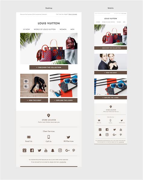 louis vuitton email template